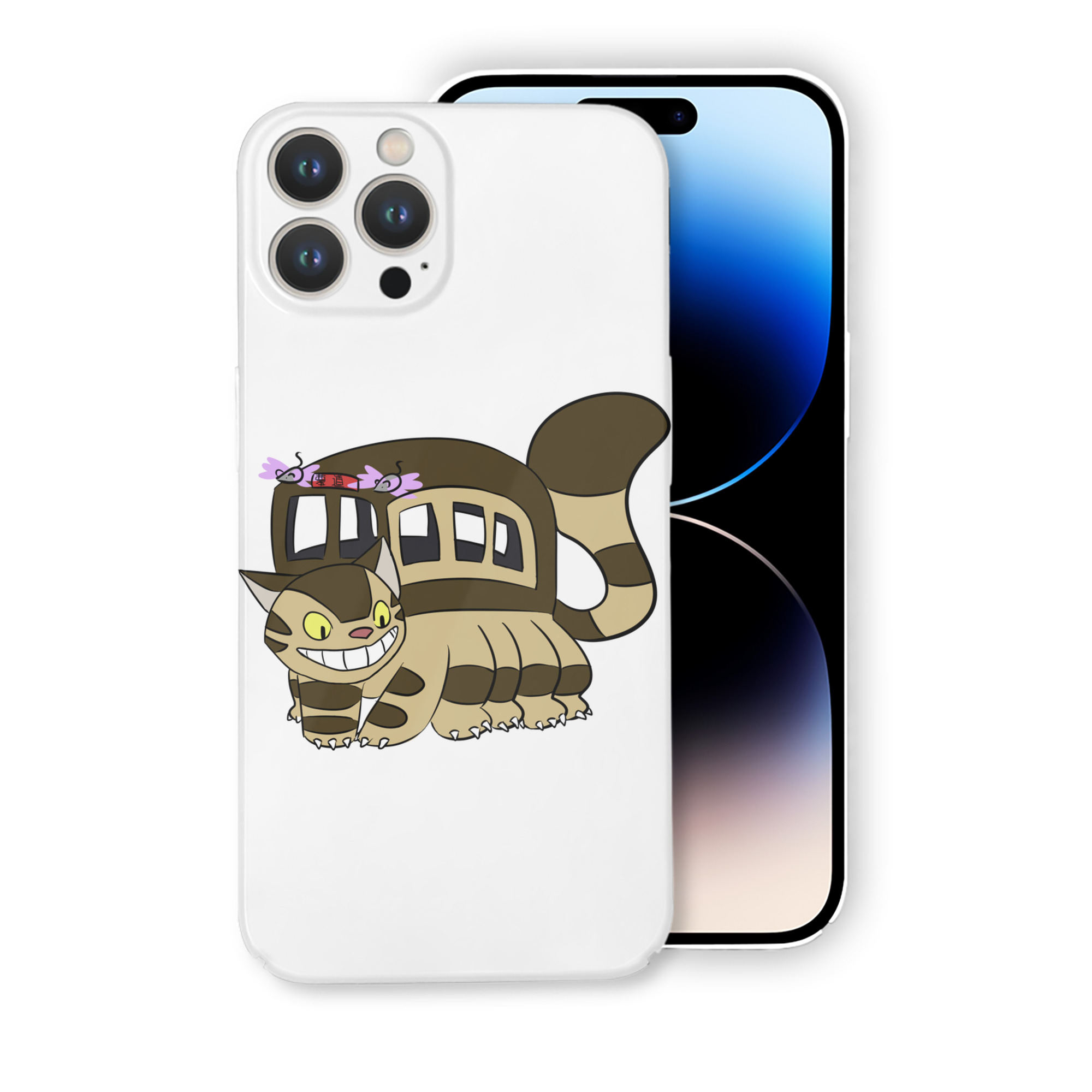 （画像用） となりのトトロ 草壁メイ 草壁サツキ My Neighbor Totoro Satsuki Kusakabe Mei Kusakabe 【iPhone 14シリーズ対応】ハードケース